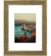 Amazon.com - Golden State Art, 9X12 Photo Frame with White Mat for